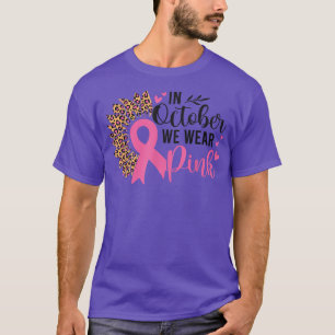 Camiseta Girasol En Octubre Usamos Cáncer De Mama Rosa