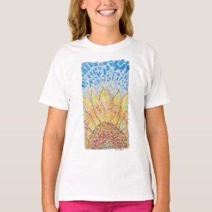 Camiseta Girasol Flor Radiante