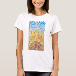 Camiseta Girasol Flor Radiante