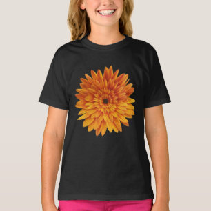 Camiseta girasol floral de moda