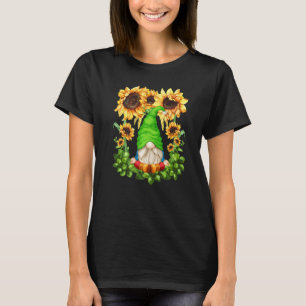 Camiseta Girasol floral en verano con noma de yoga