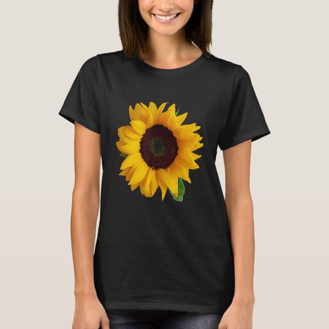 Camiseta Girasol fotorrealista (Anverso)