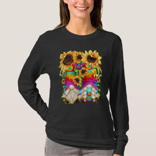 Camiseta Girasol Hippie Para Mujeres Floral Springtime