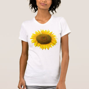 Camiseta Girasol, interior del corazón/camiseta de las