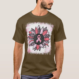 Camiseta Girasol Leopardo Bleached Con Ropa De Cinta Rosa
