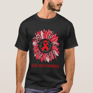 Camiseta Girasol Leopardo Conciencia del Cáncer de Sangre L