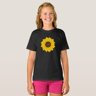 Camiseta girasol monogramado de chica