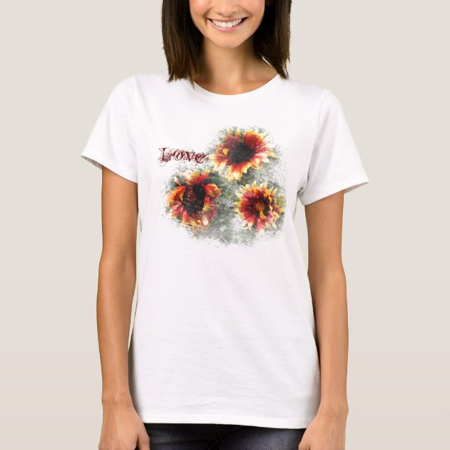 Camiseta Girasol multicolor (Anverso)