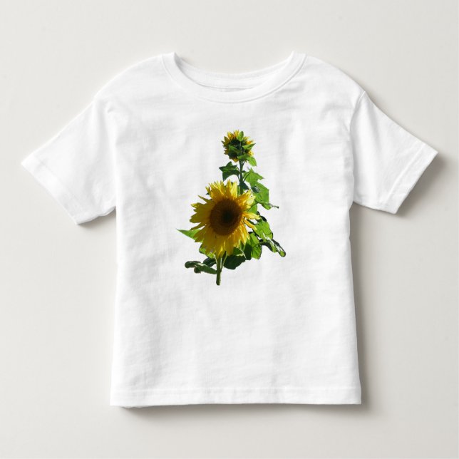 Camiseta - girasol (niños) (Anverso)