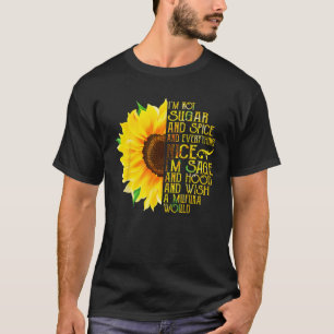 Camiseta Girasol No soy Azúcar ni especias y todo