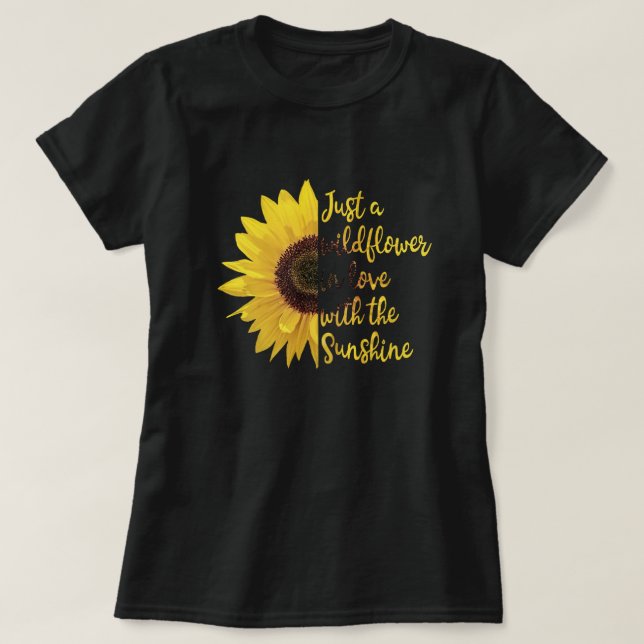 Camiseta Girasol | Oferta Inspiradora (Diseño del anverso)