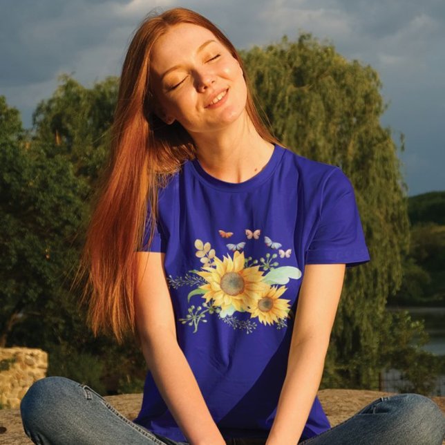 Camiseta girasol primavera (Subido por el creador)