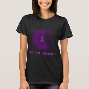 Camiseta Girasol Púrpura de Concienciación