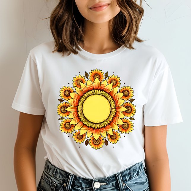 Camiseta Girasol radiante (Subido por el creador)