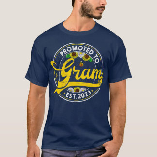 Camiseta Girasol retro femenino promocionado a Gram Est 202