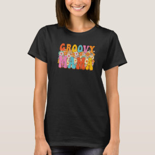 Camiseta Girasol Retro Hippie Groovy Mama Sé Amable Inspira