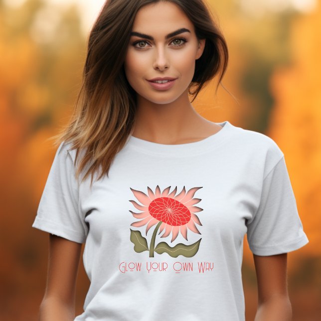 Camiseta Girasol Retro Rosa 3D bonito (Subido por el creador)