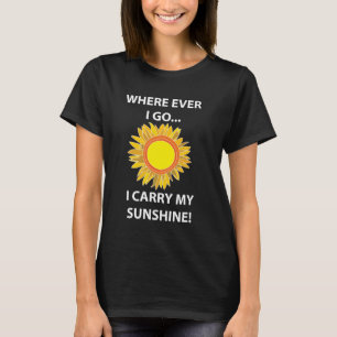 Camiseta Girasol Soleado Luz del Sol