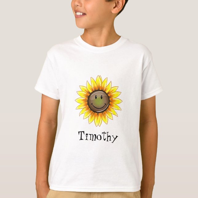 Camiseta Girasol sonriente de Sunkissed (Anverso)