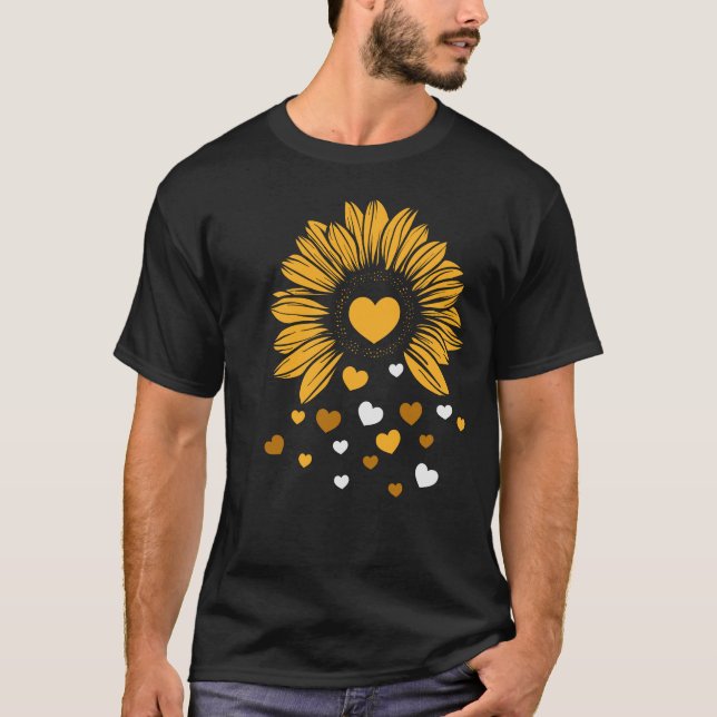 Camiseta Girasol - Sunflower femenino, ropa estadounidense (Anverso)