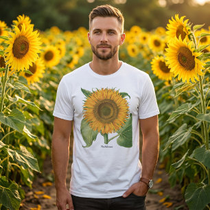 Camiseta Girasol vintage por Basilius Besler