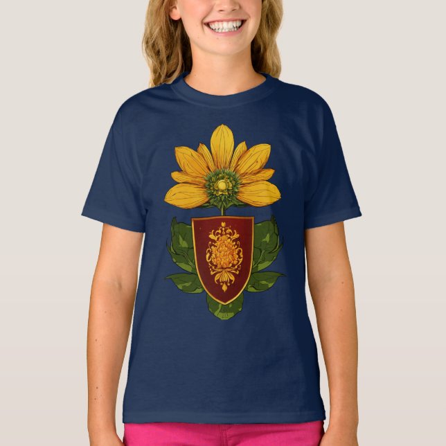 Camiseta Girasol y Sol - Símbolo de optimismo y crecimiento (Anverso)