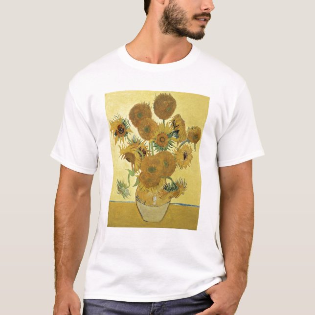 Camiseta Girasoles de Vincent van Gogh el |, 1888 (Anverso)