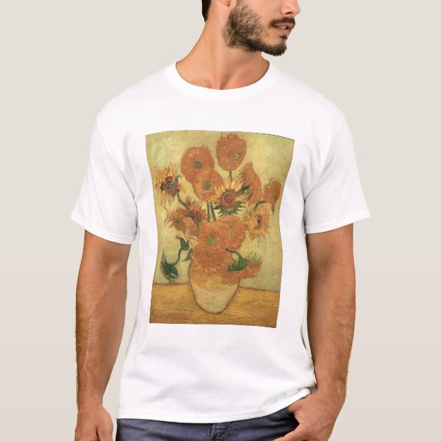 Camiseta Girasoles de Vincent van Gogh el |, 1889 (Anverso)