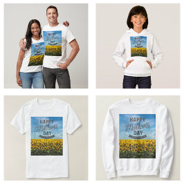 Camiseta Girasoles Elegantes Floral Mejor Mamá