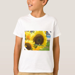 Camiseta Girasoles en la floración