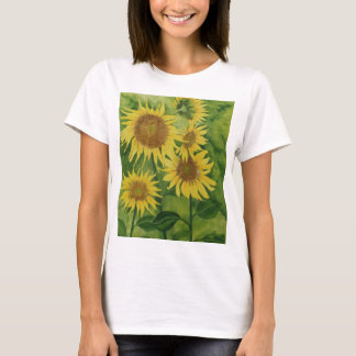 Camiseta girasoles multi