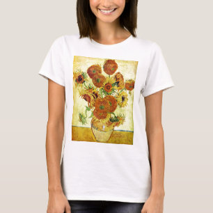Camiseta Girasoles que pintan a Van Gogh
