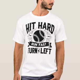 Camiseta GIRE RÁPIDO RÁPIDO A LA IZQUIERDA CITA graciosa de