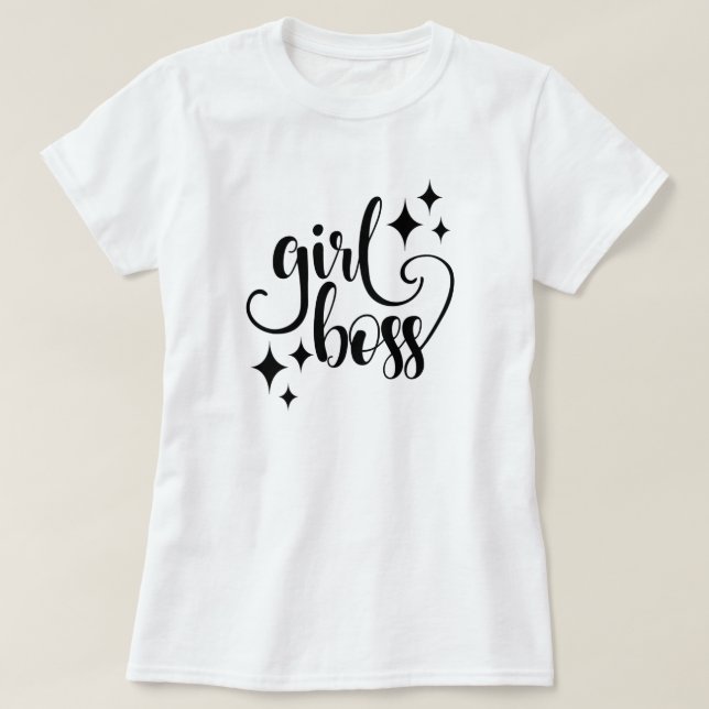 Camiseta Girl Boss (Diseño del anverso)