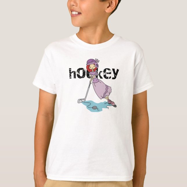 Camiseta Girl Hockey Player T-shirts and Gifts (Anverso)