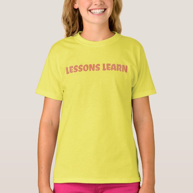 Camiseta Girl/Kids Energy Flow Lessons Learn T Shirt  (Anverso)