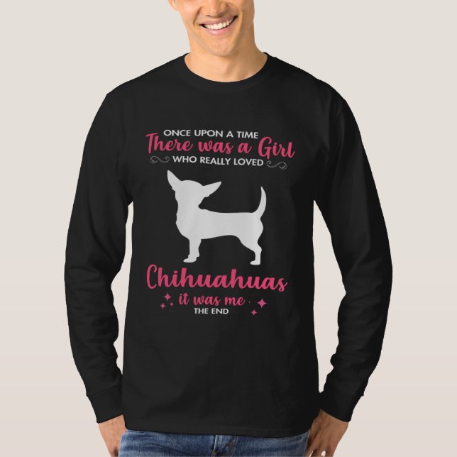 Camiseta Girl Loves Chihuahua Dog Pet  For Men Women Mom Da (Anverso)