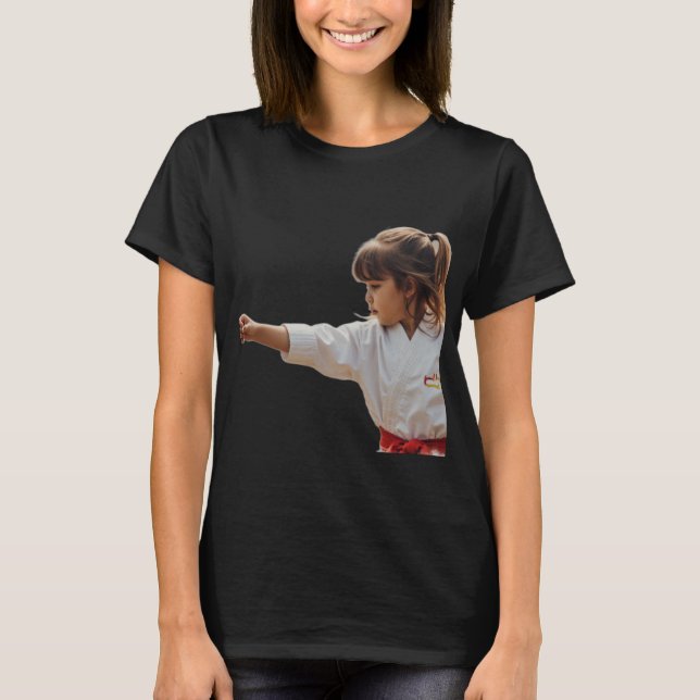 Camiseta girl martial arts (Anverso)