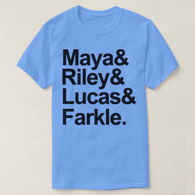 Camiseta Girl Meets World characters  (Diseño del anverso)