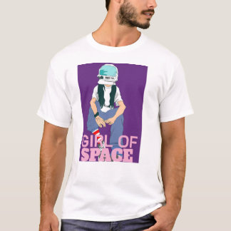 camiseta girl on of space