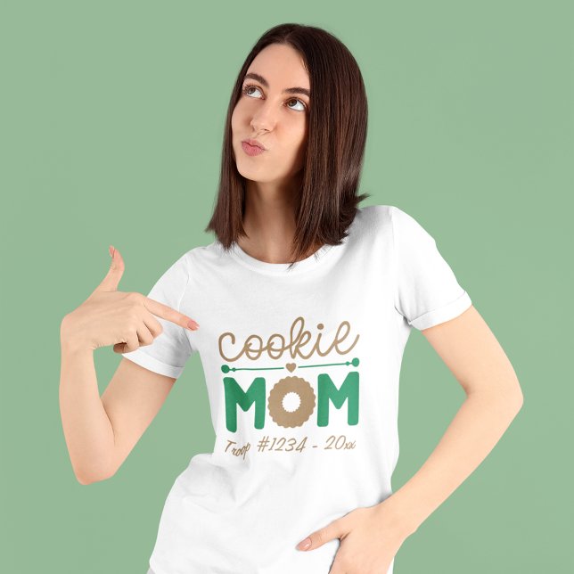 Camiseta Girl Scout Cookie Mom Appreciation Custom (Subido por el creador)