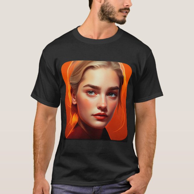 Camiseta Girl with blue eyes (Anverso)