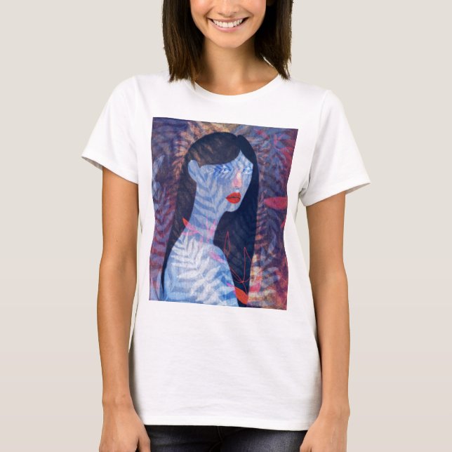Camiseta  Girl with Flowers (Anverso)