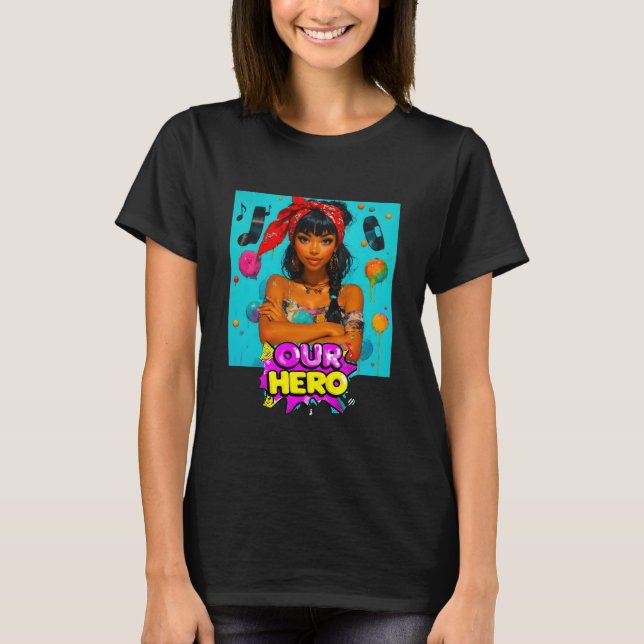 Camiseta Girl With The Red Bandana Our Hero Music Concert (Anverso)