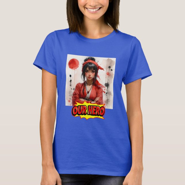 Camiseta Girl With The Red Bandana Our Hero Music Concert (Anverso)