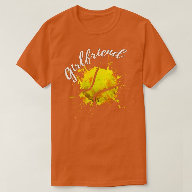 Camiseta Girlfriend Baseball Colorful (Diseño del anverso)