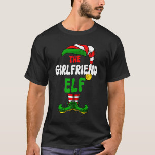 Camiseta Girlfriend Elf Family Mating Group Merry Christm