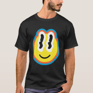 Camiseta Girlie Cute Pegatina Style Silly Eyes Smile