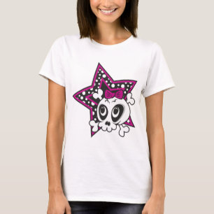 Camiseta Girlie Emo Skull