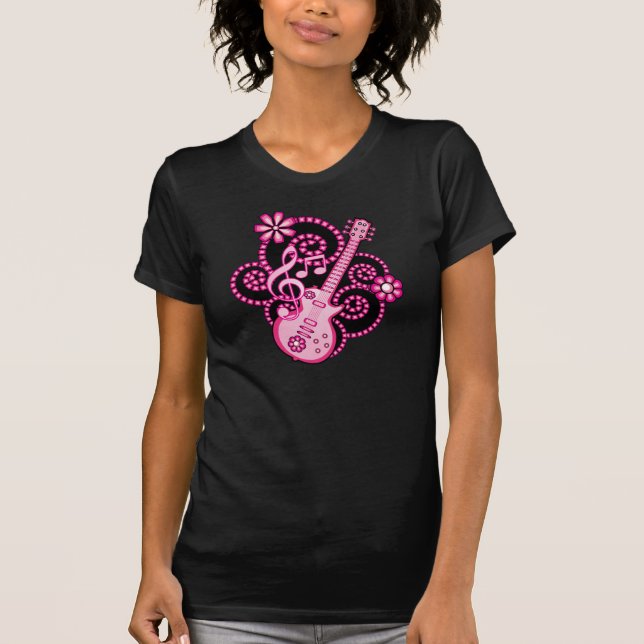 Camiseta Girlie Guitar (Anverso)